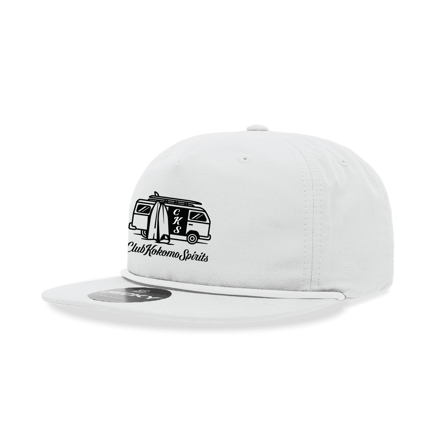 Surfer Bus Rope Hat in White