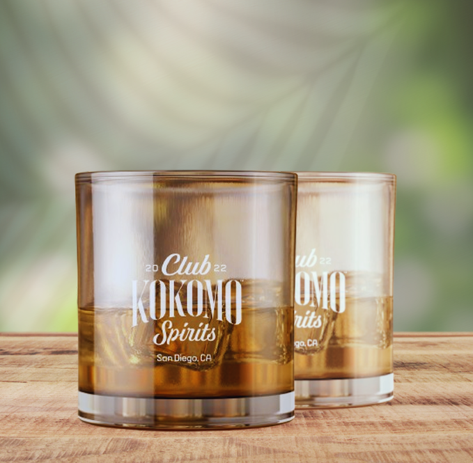 Gift Box: Barrel Finished Rum + 2 Tumblers