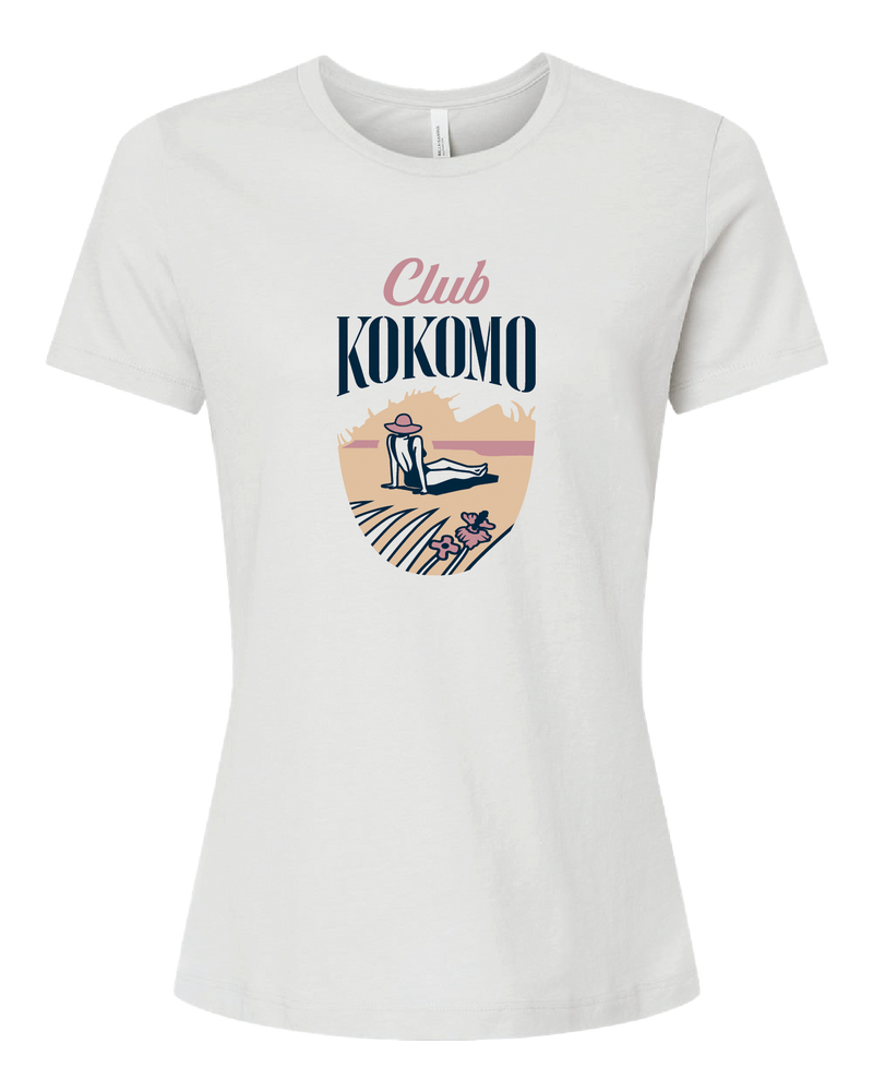 Ladies Pink Beach Tee