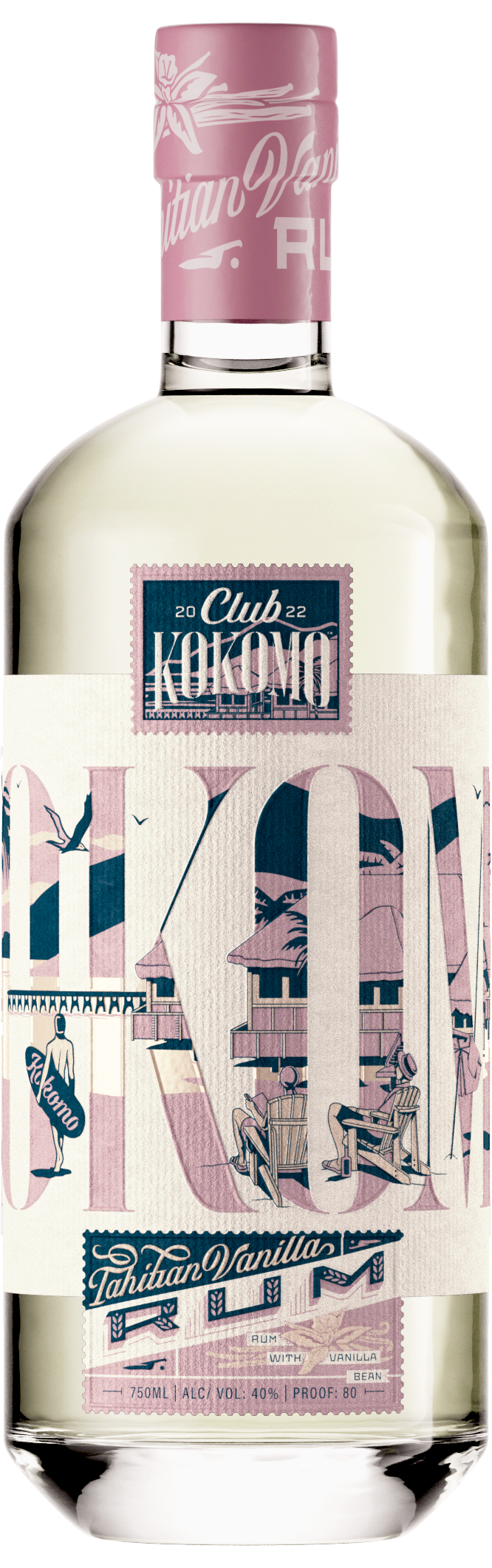 Tahitian Vanilla Rum bottle